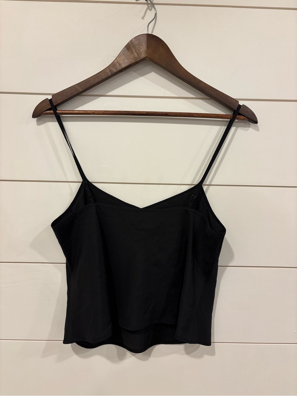 LK Bennett Black V-Neck Spaghetti Strap Short Cami NWOT Size 6